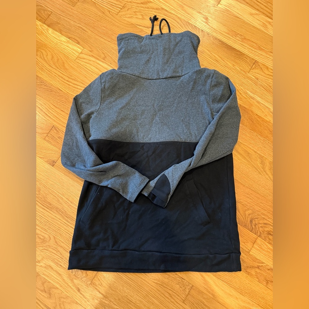 Gray and Black Nursing Queen Hoodie